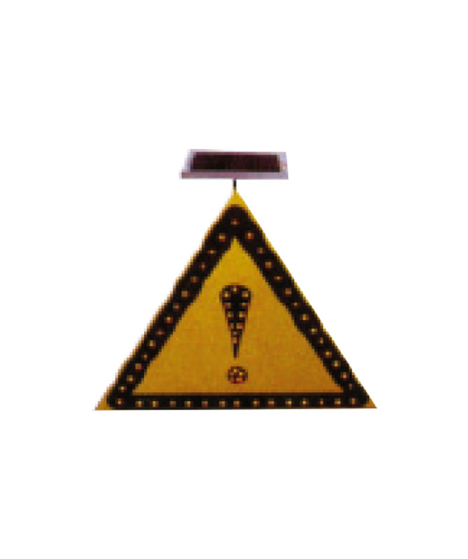 Sy-6C Luce di segnale lampeggiante giallo solare