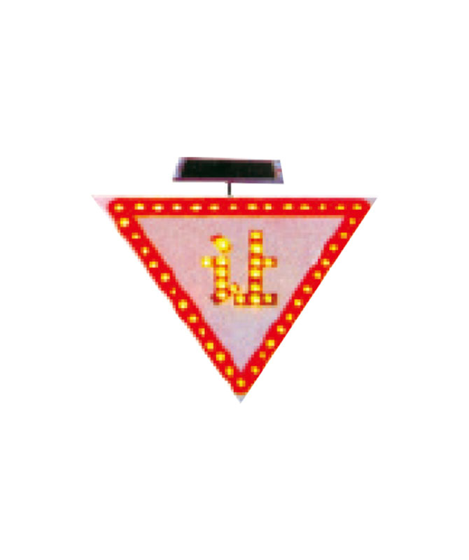 Sy-6f Luce di segnale lampeggiante giallo solare